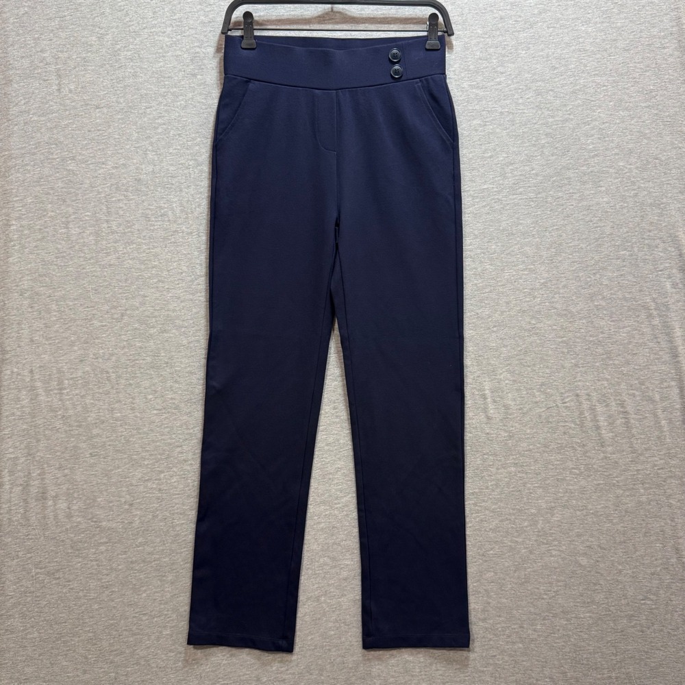 Tapata Dress Pants Women Size S Navy Blue Straight Leg Workwear Trousers‎